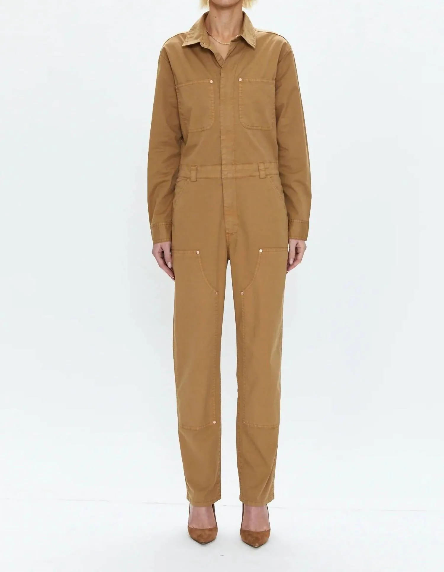 Abigail Jumpsuit In Toffee