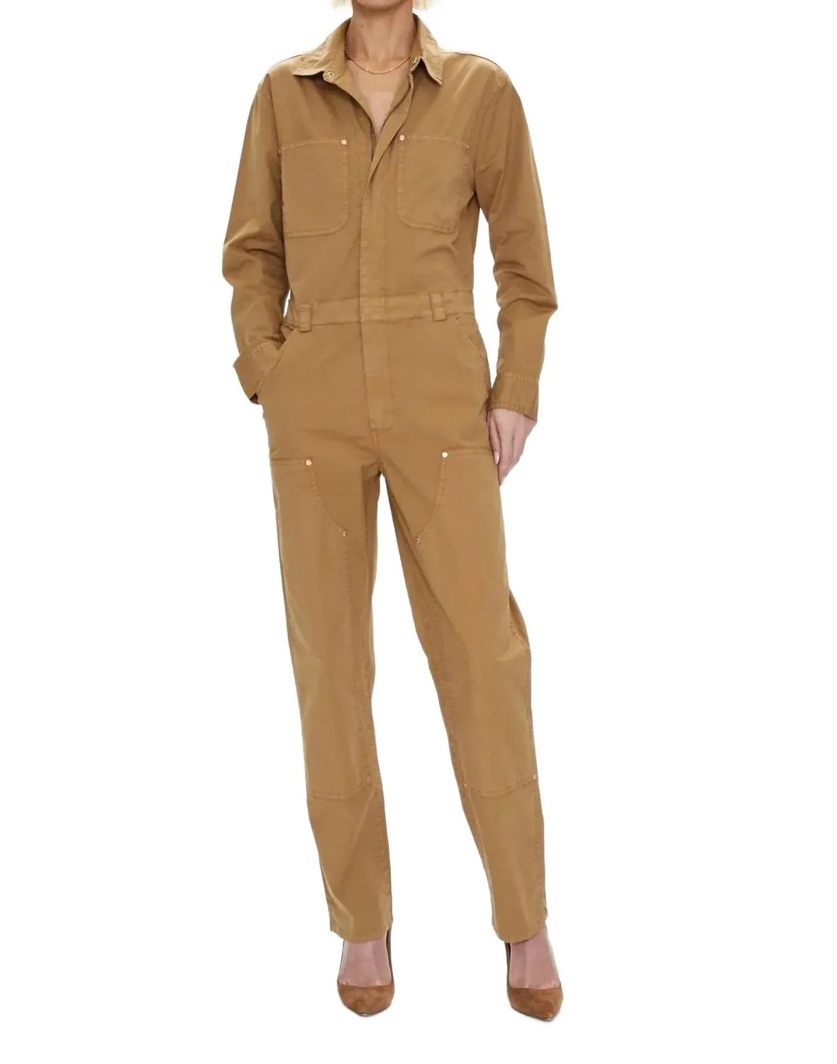 Abigail Jumpsuit In Toffee