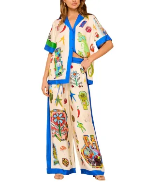 AMINA GLAM 2pc Shirt & Pant Set
