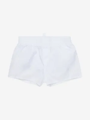 Baby Boys Icon Swim Shorts in White