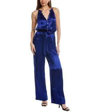 Bella Dahl Smocked Halter Neck Jumpsuit