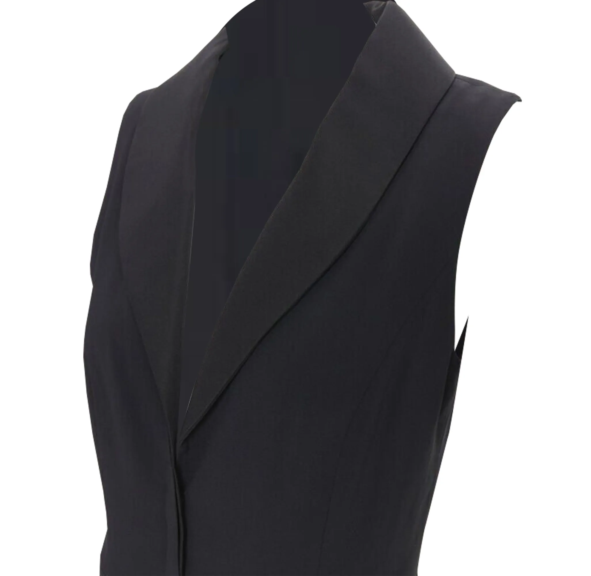 Brandon Maxwell shawl collage plunge wide leg evening jumpsuit