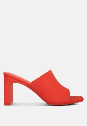 cannes slim block heel sandals