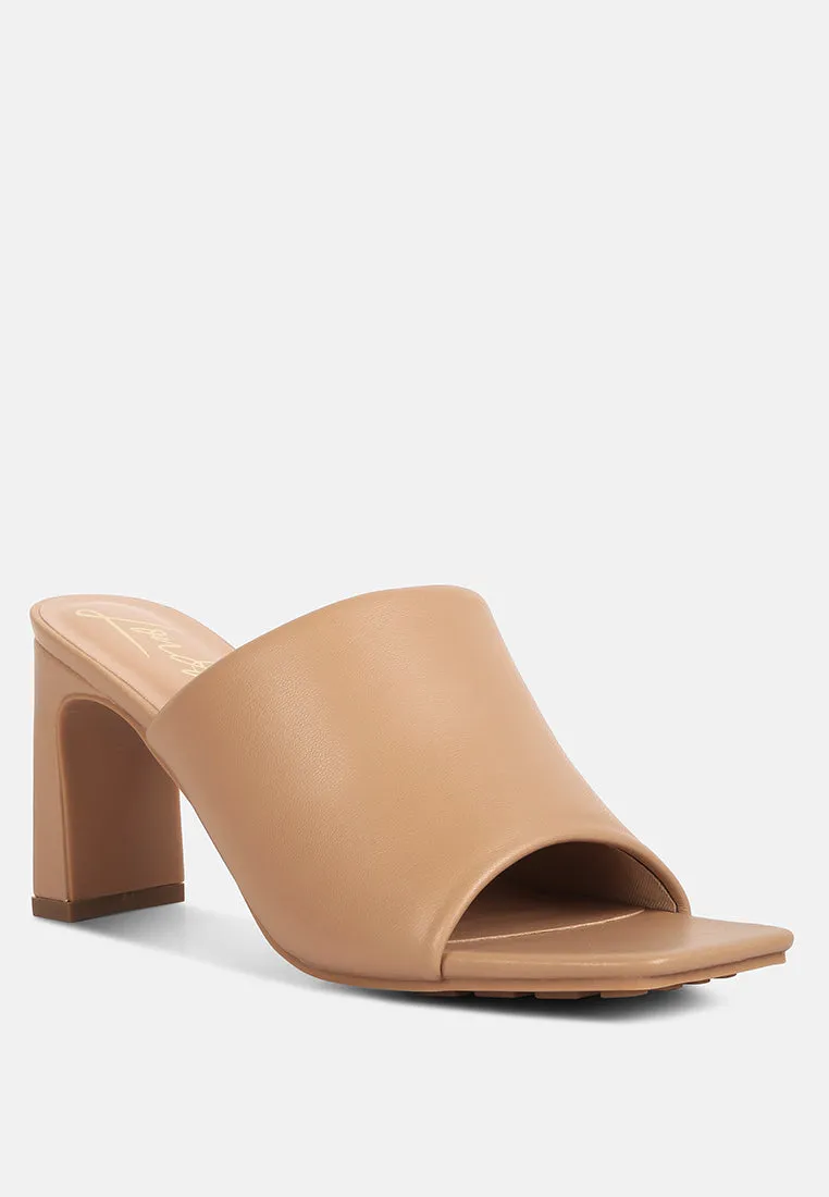 cannes slim block heel sandals