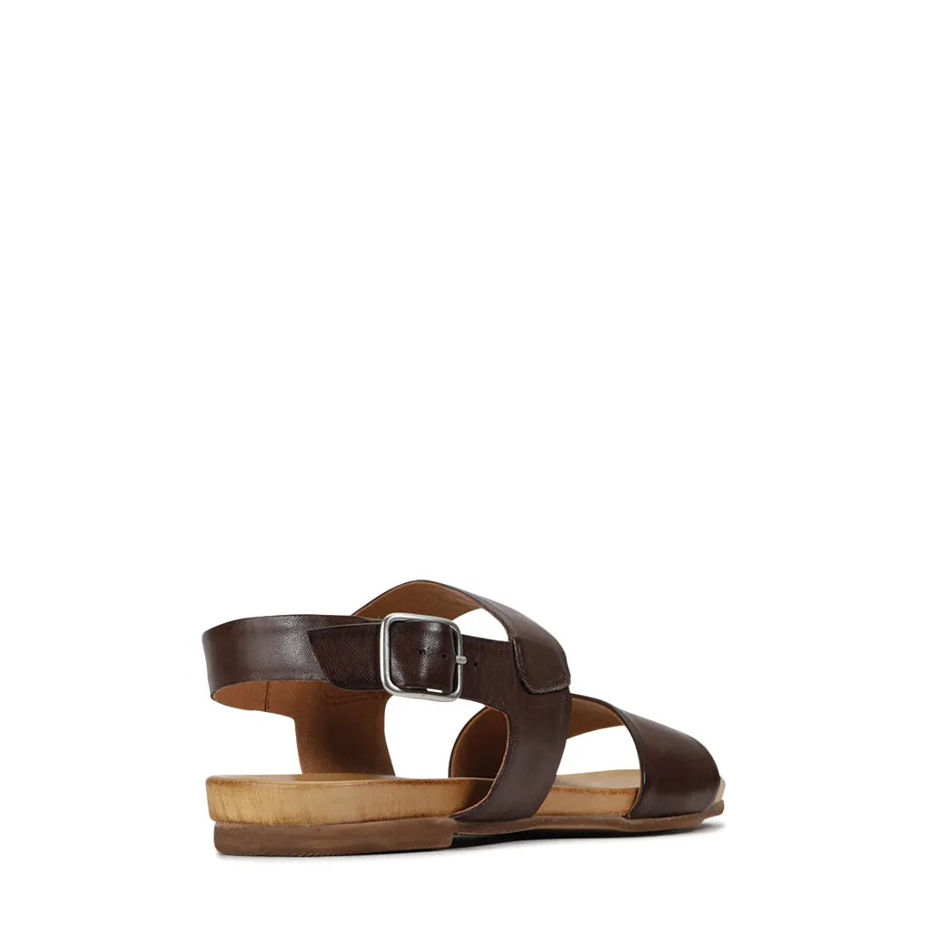 DANA LEATHER SLING-BACK SANDAL