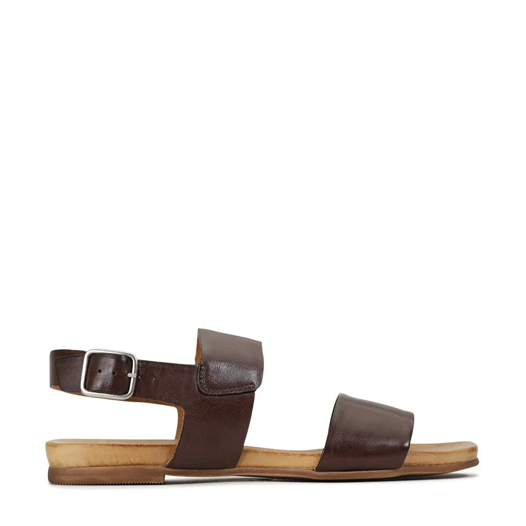 DANA LEATHER SLING-BACK SANDAL