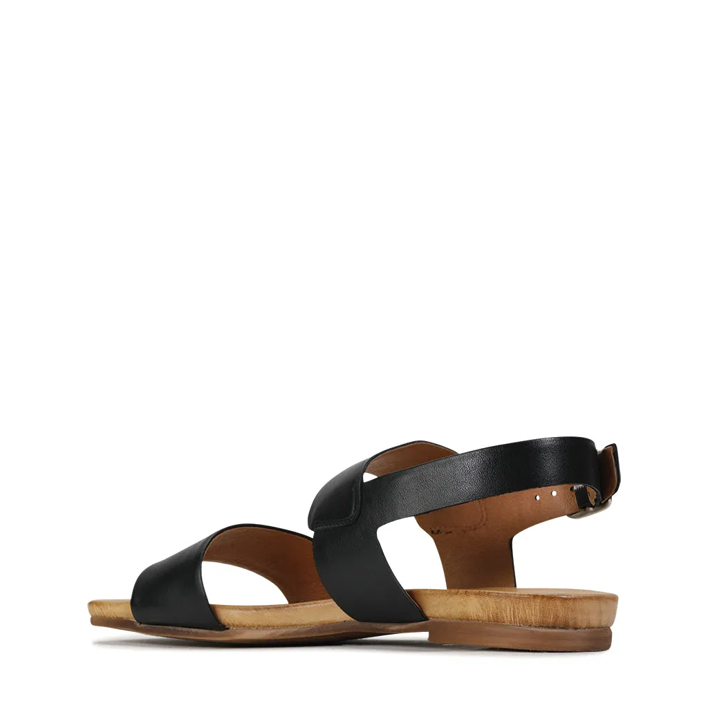 DANA LEATHER SLING-BACK SANDAL