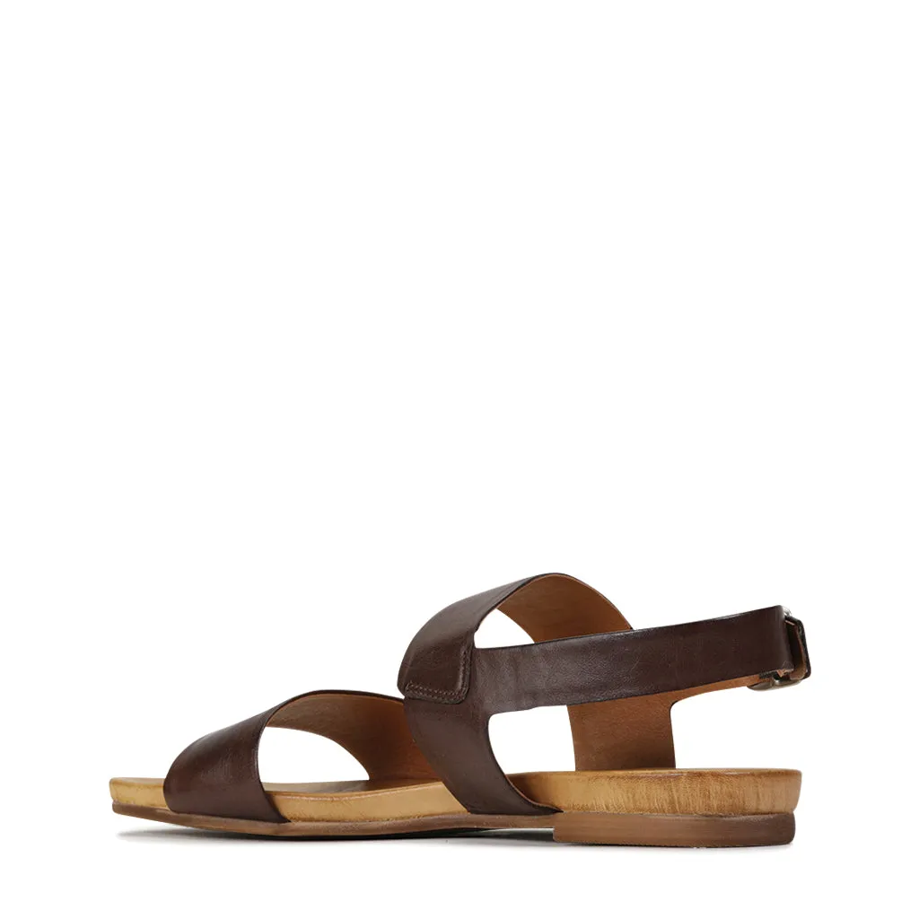 DANA LEATHER SLING-BACK SANDAL