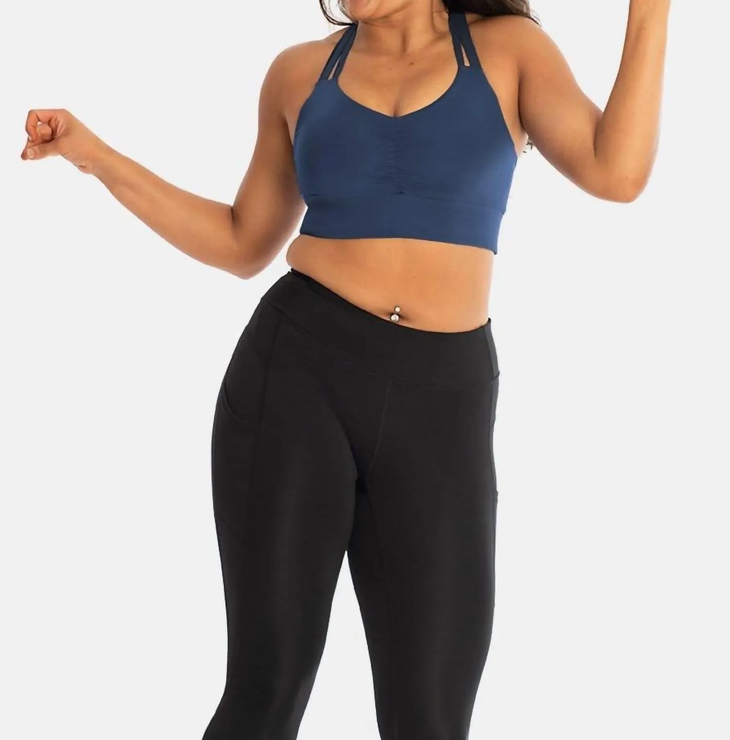 Double Down Bra In Night Swim Navy