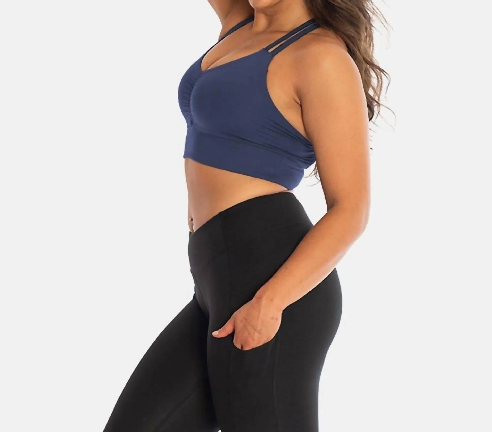 Double Down Bra In Night Swim Navy