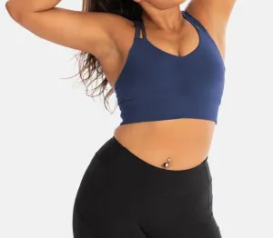 Double Down Bra In Night Swim Navy