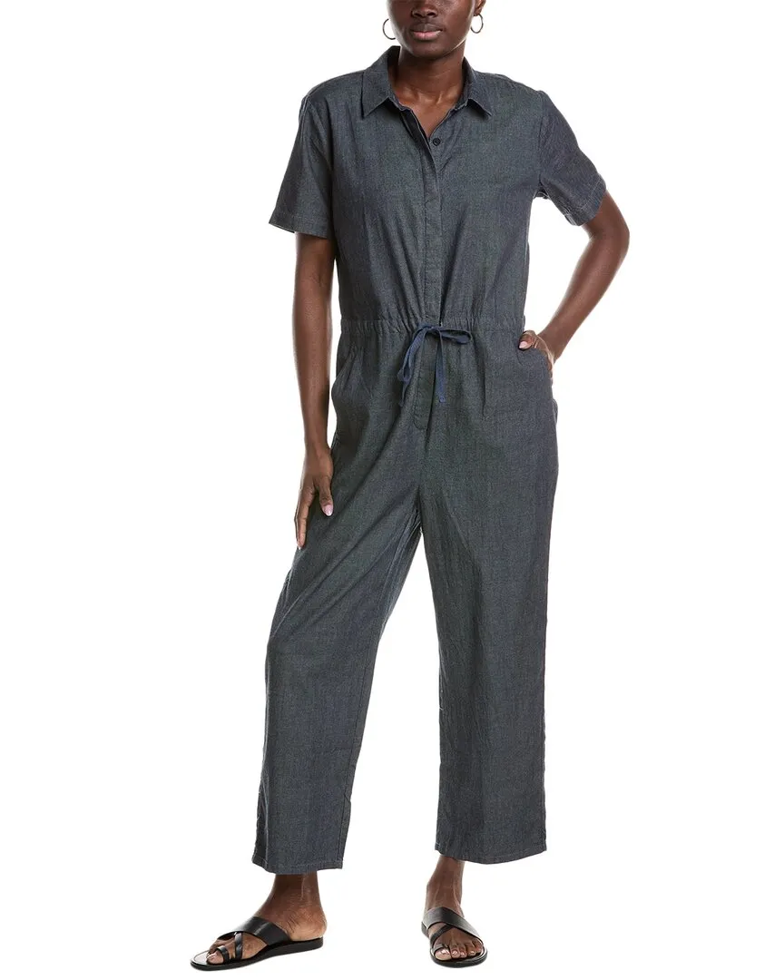 EILEEN FISHER Classic Collar Jumpsuit
