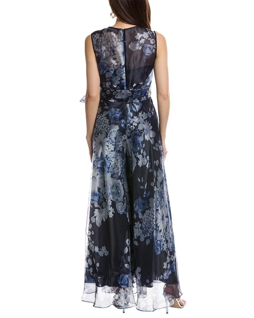 Eliza J Organza Wide Leg Jumpsuit