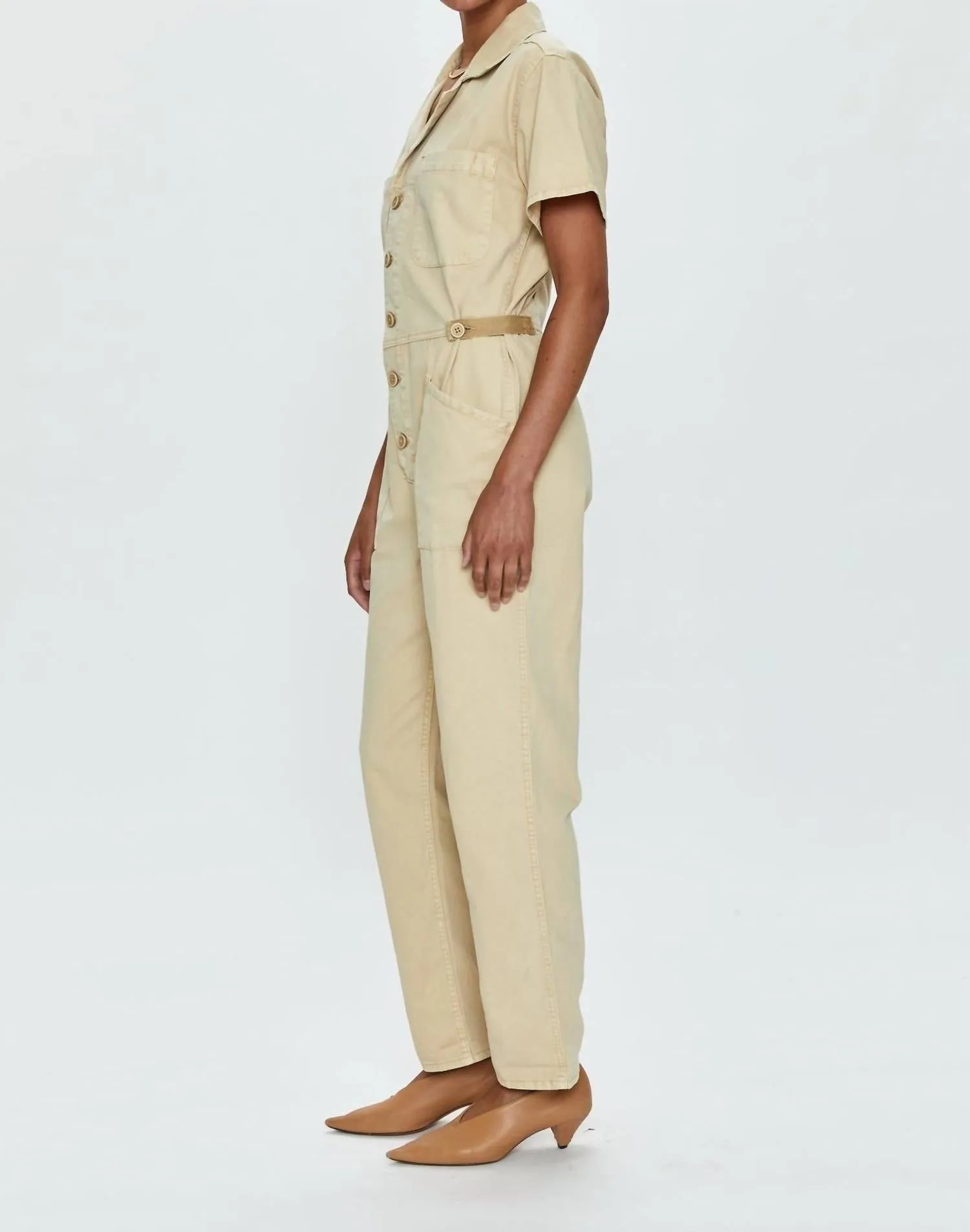 Grover Jumpsuit In Champagne