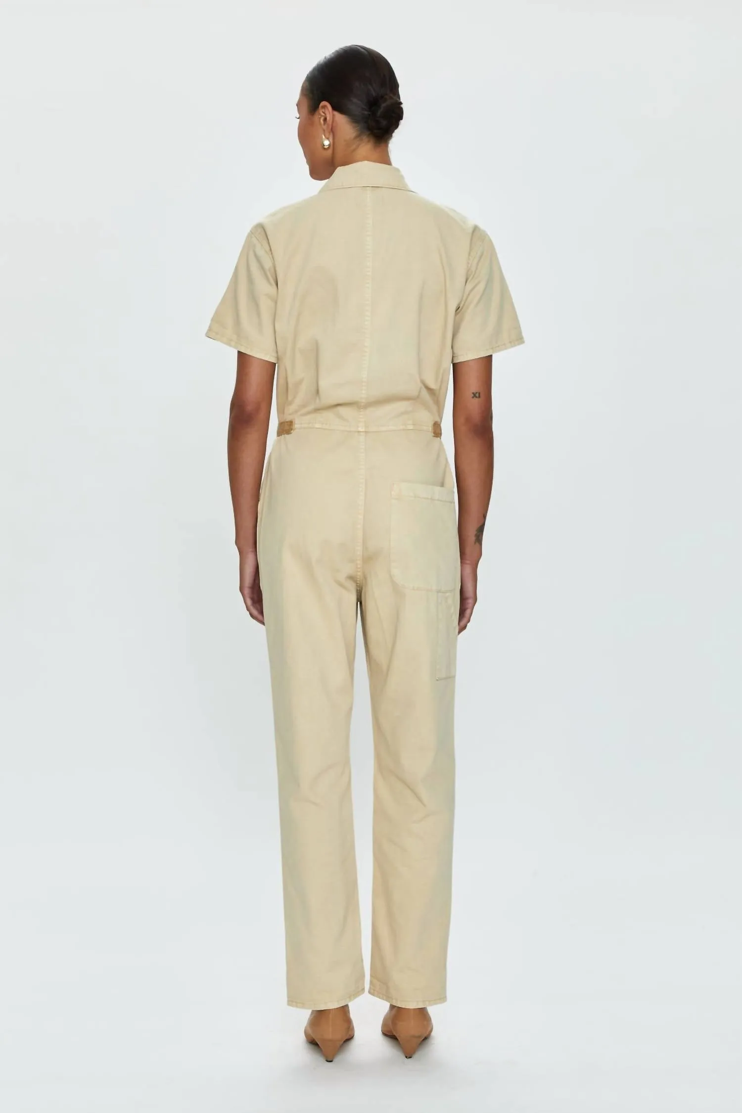 Grover Jumpsuit In Champagne