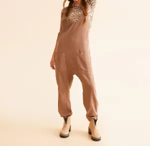 High Roller Jumpsuit In Rare Stone