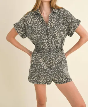 Leopard Romper