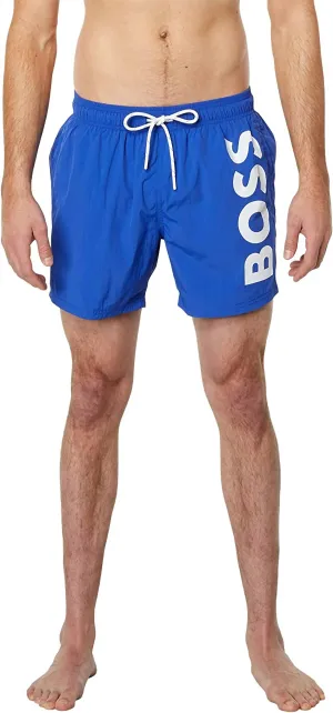 Men's Standard Octopus Swim Trunk In Blue Aegean