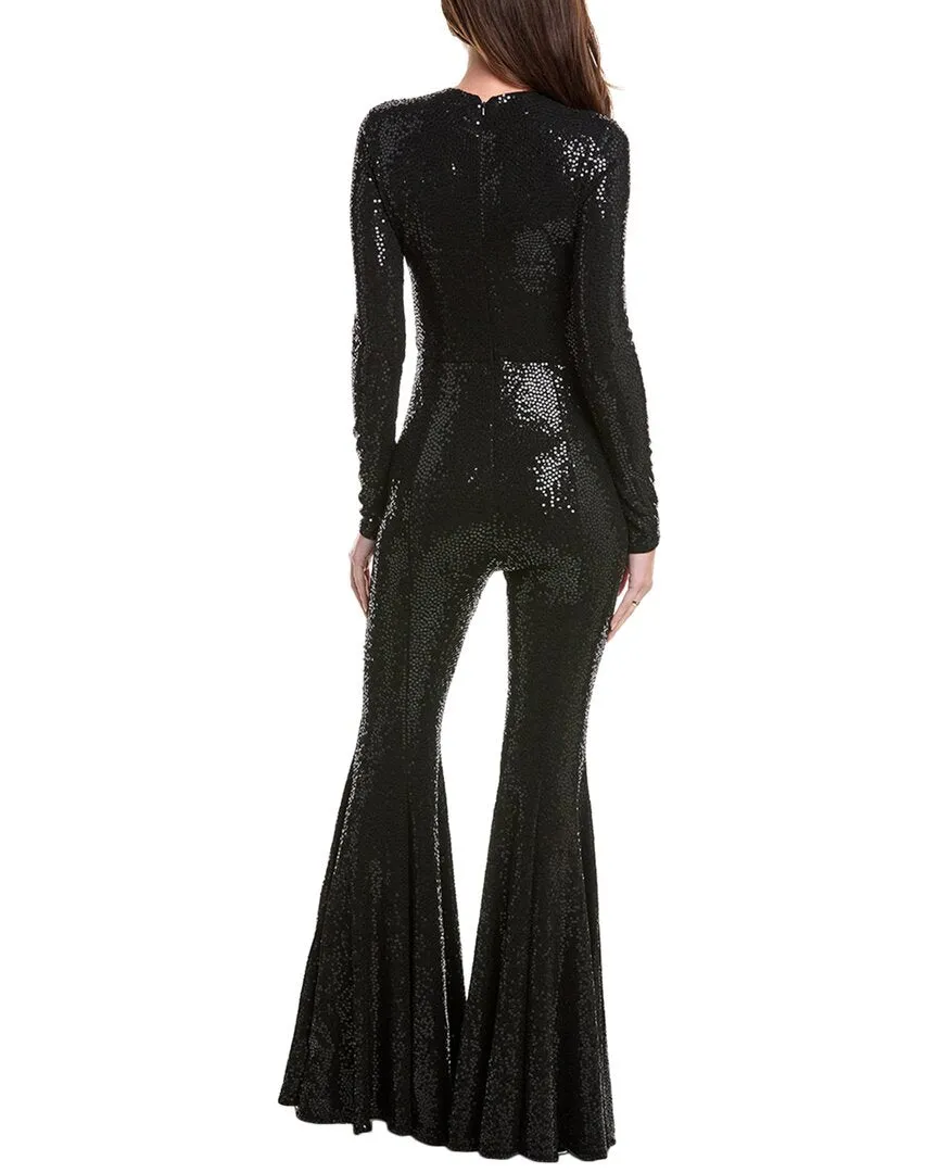 Michael Kors Collection Sequin Flare Jumpsuit
