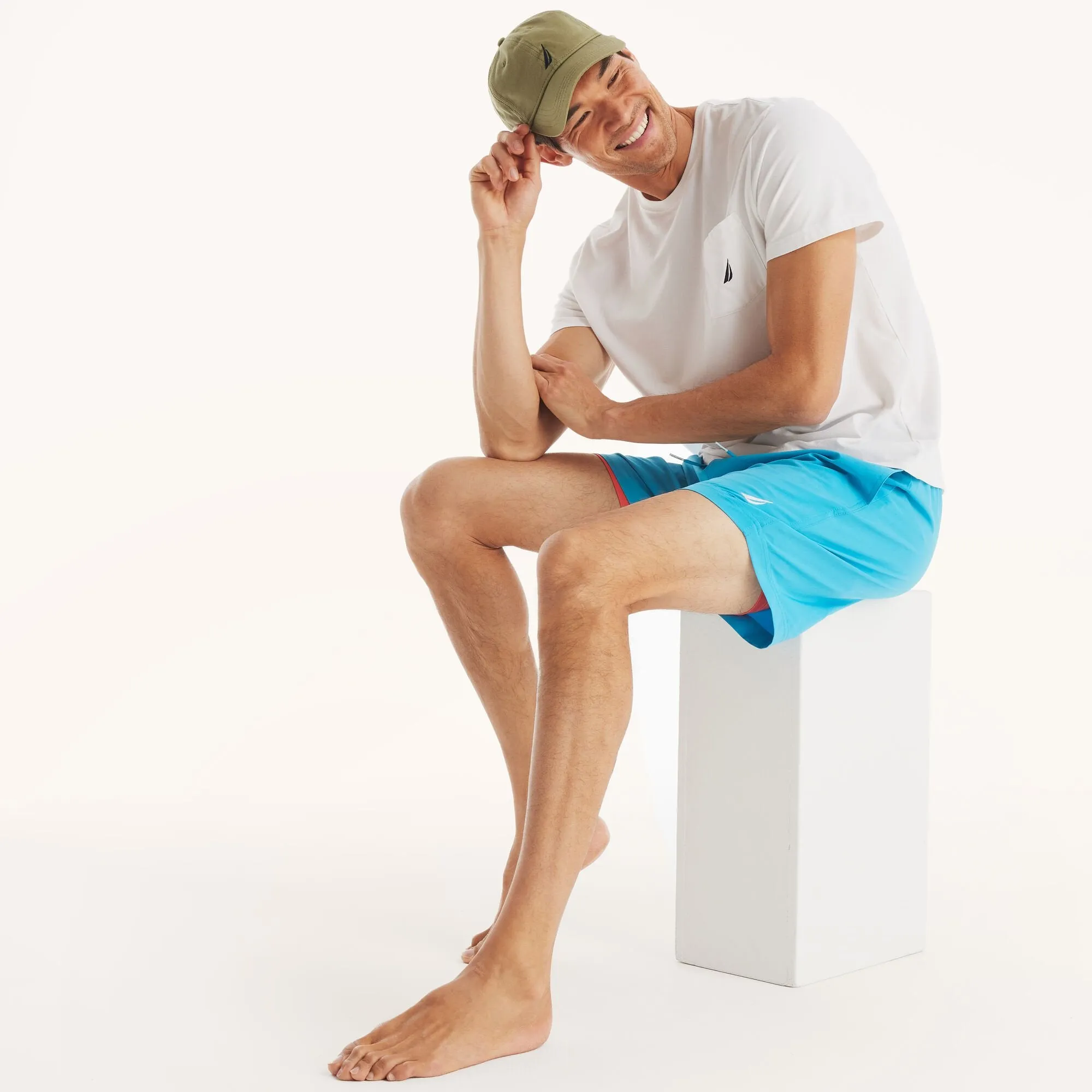 Nautica Mens 6" Quick-Dry Swim