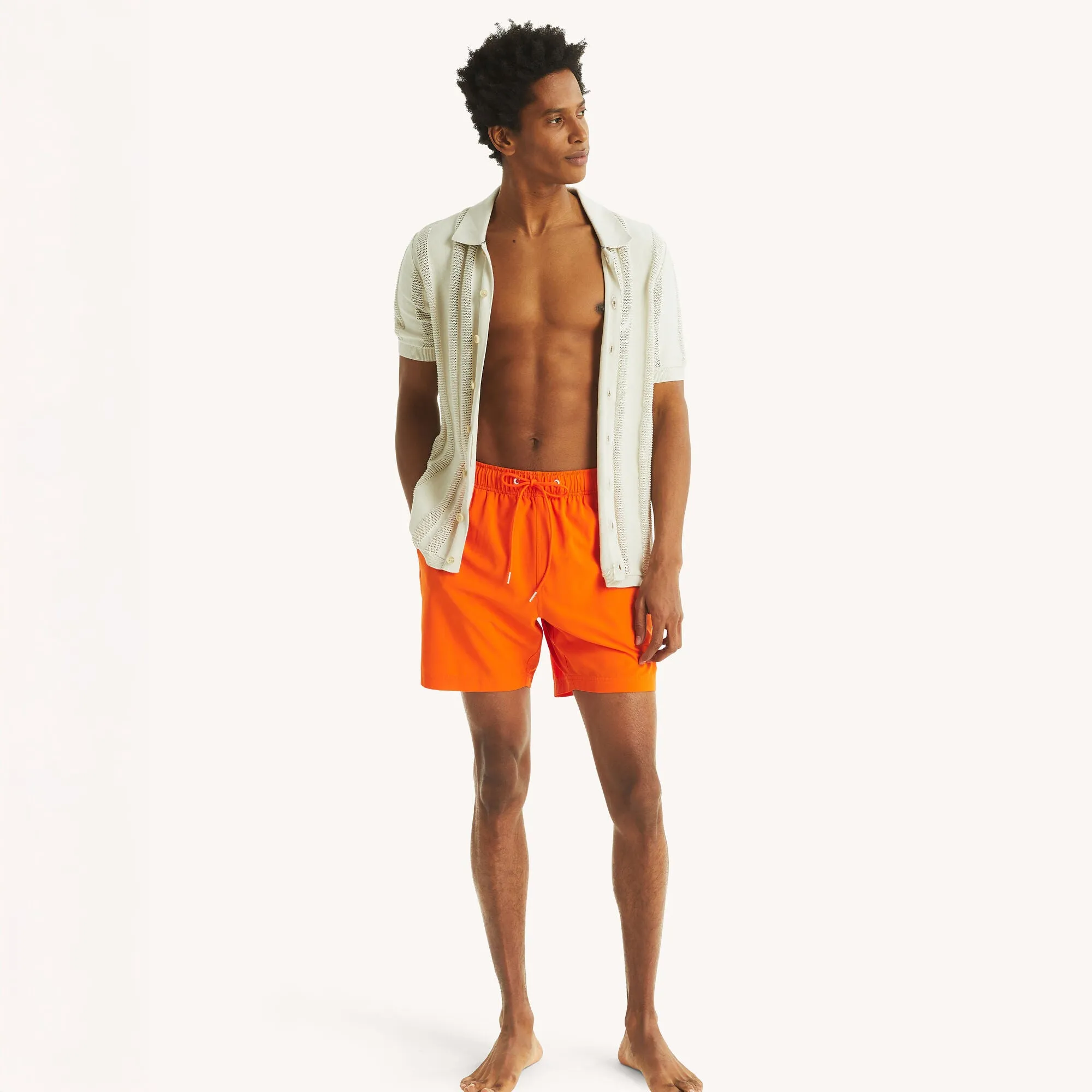 Nautica Mens 6" Quick-Dry Swim