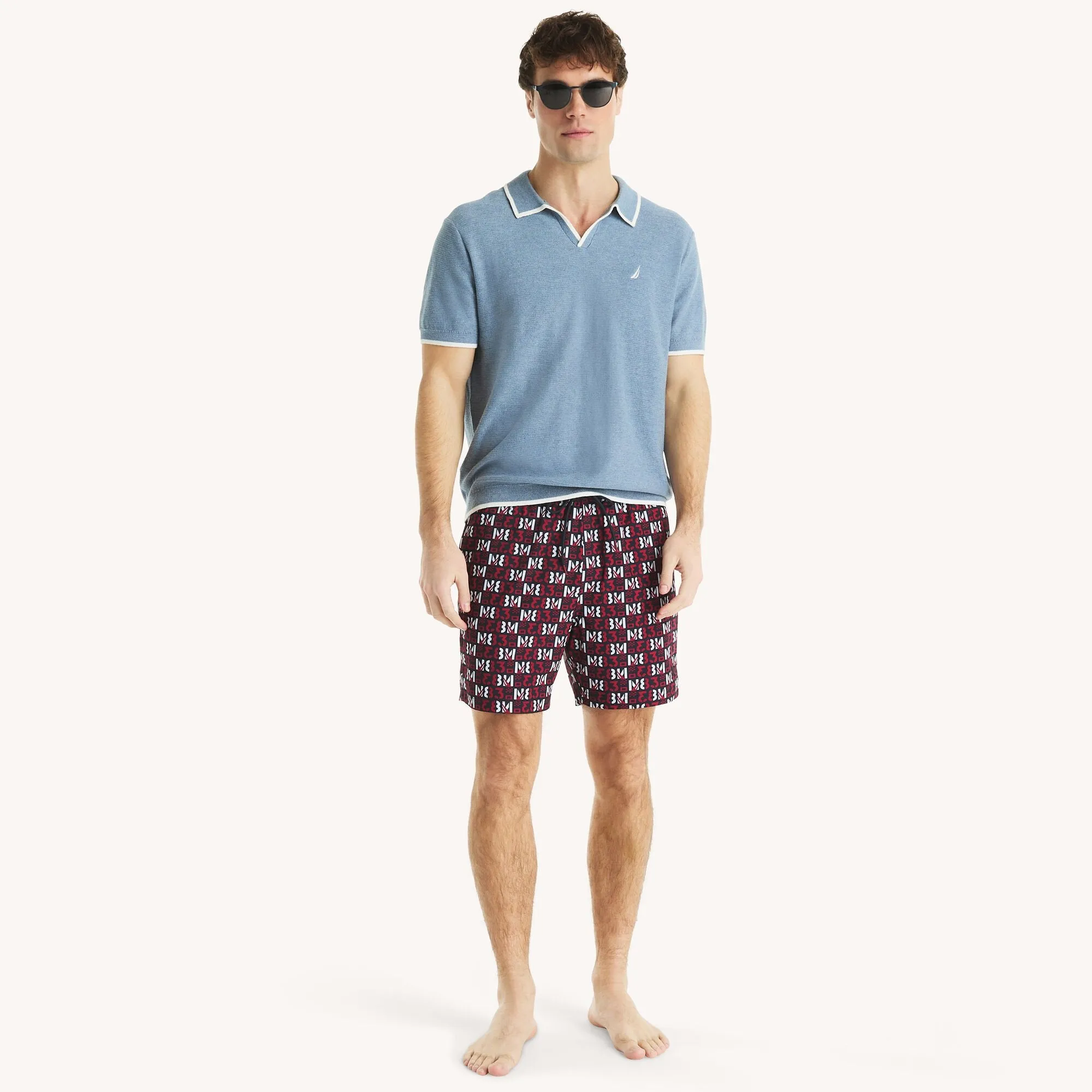 Nautica Mens 6" Quick-Dry Swim
