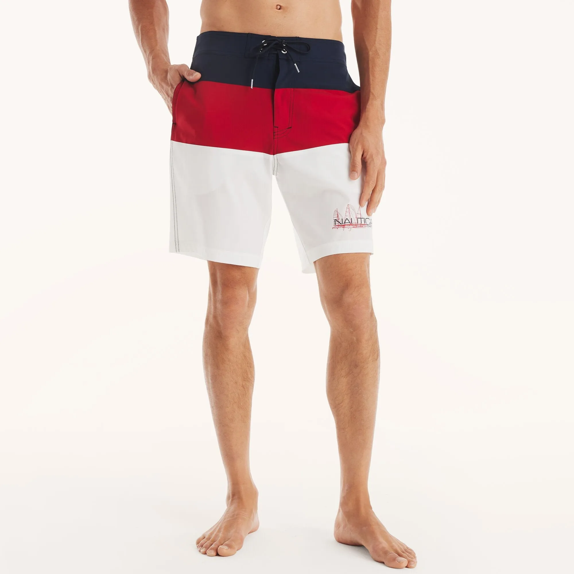 Nautica Mens 8.5" Board Quick-Dry Swim