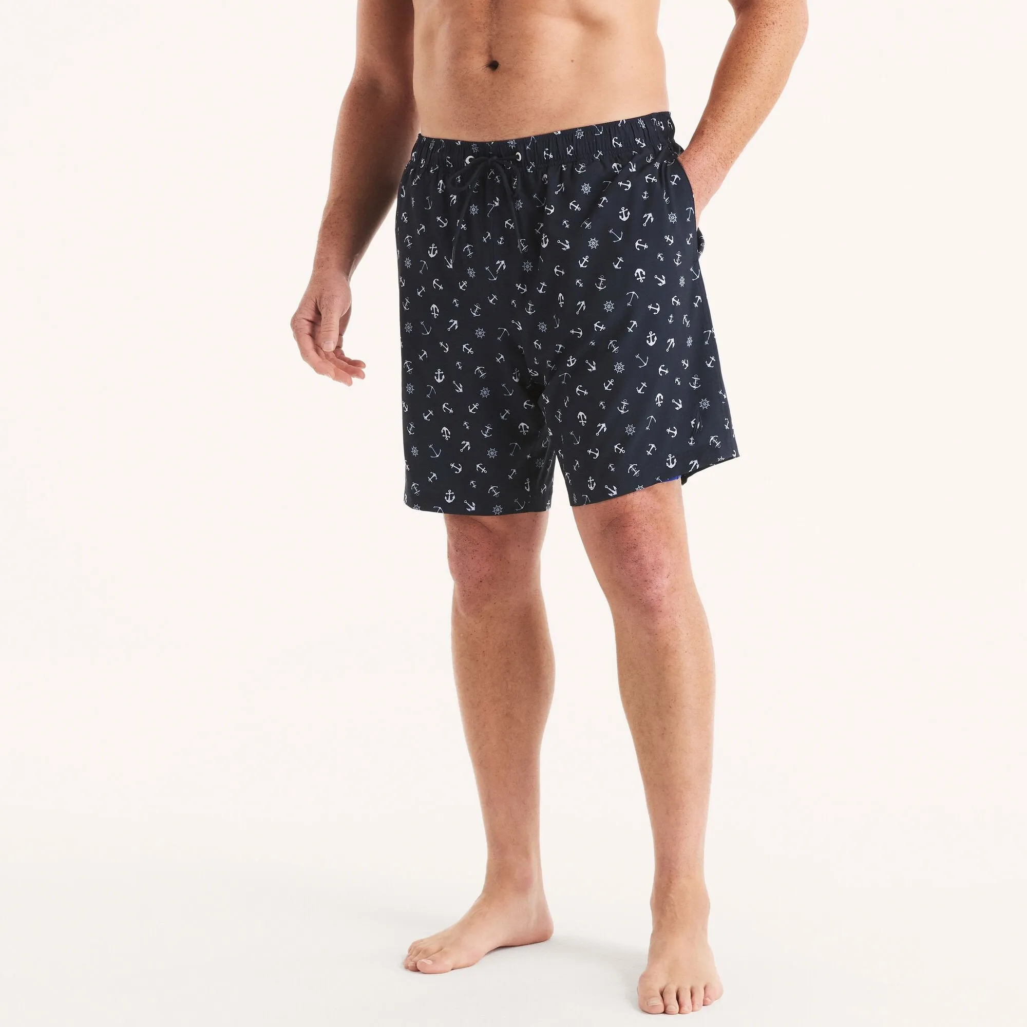 Nautica Mens Big & Tall Printed Quick-Dry Swim