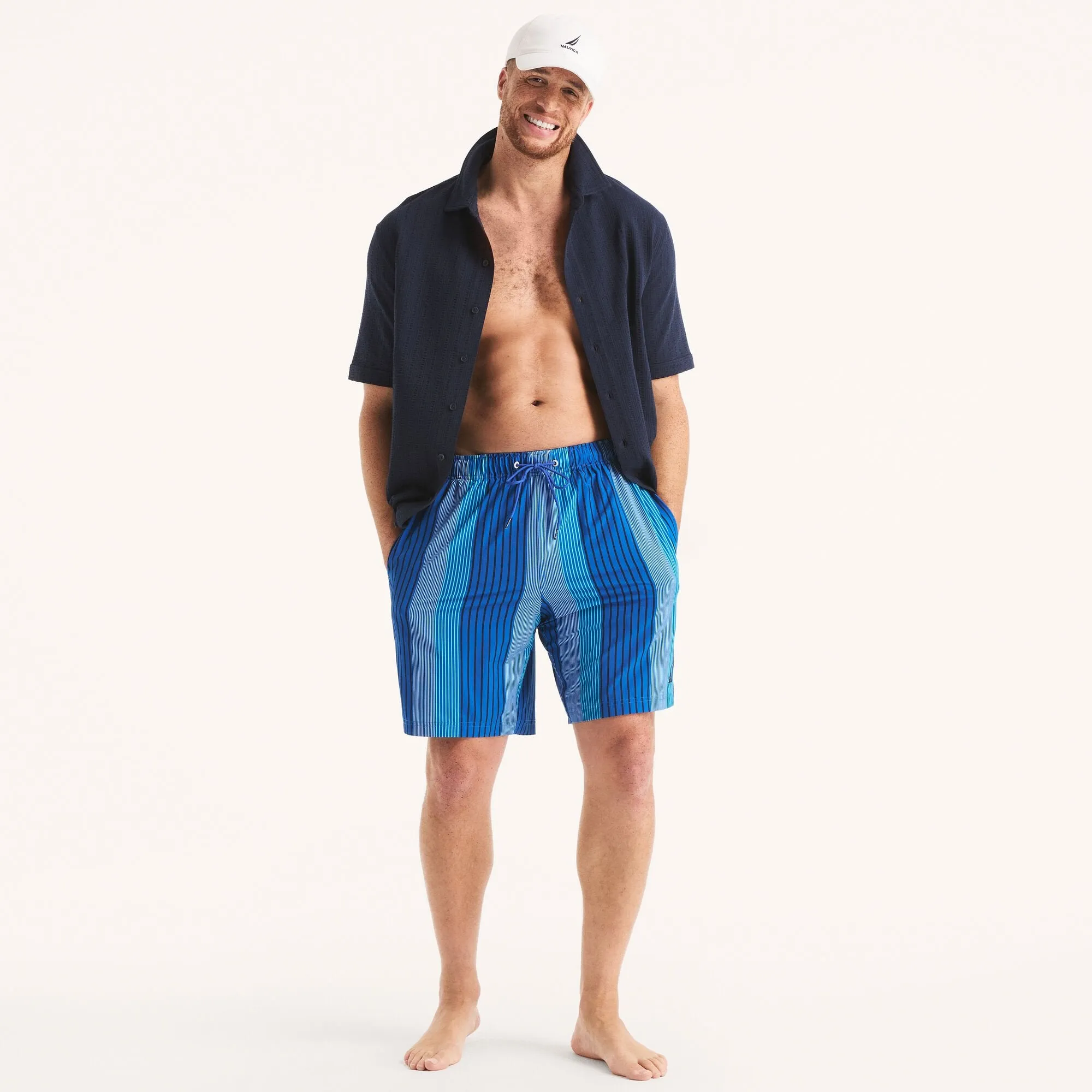 Nautica Mens Big & Tall Quick-Dry Swim