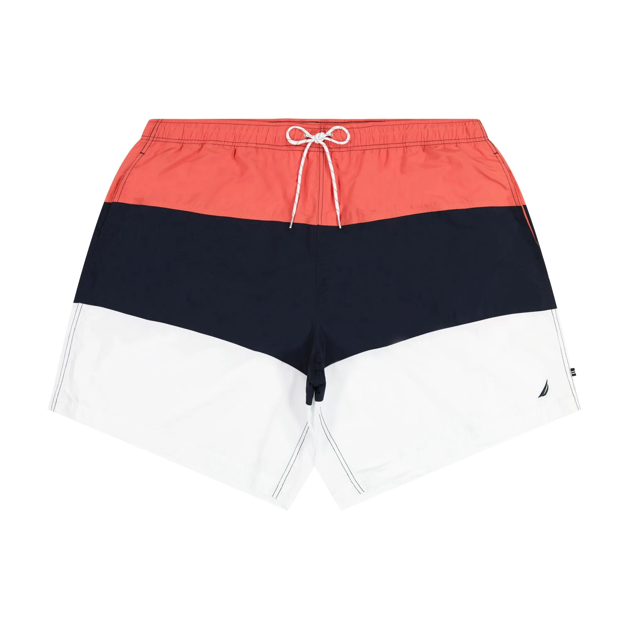 Nautica Mens Big & Tall Tri-Block Quick-Dry Swim