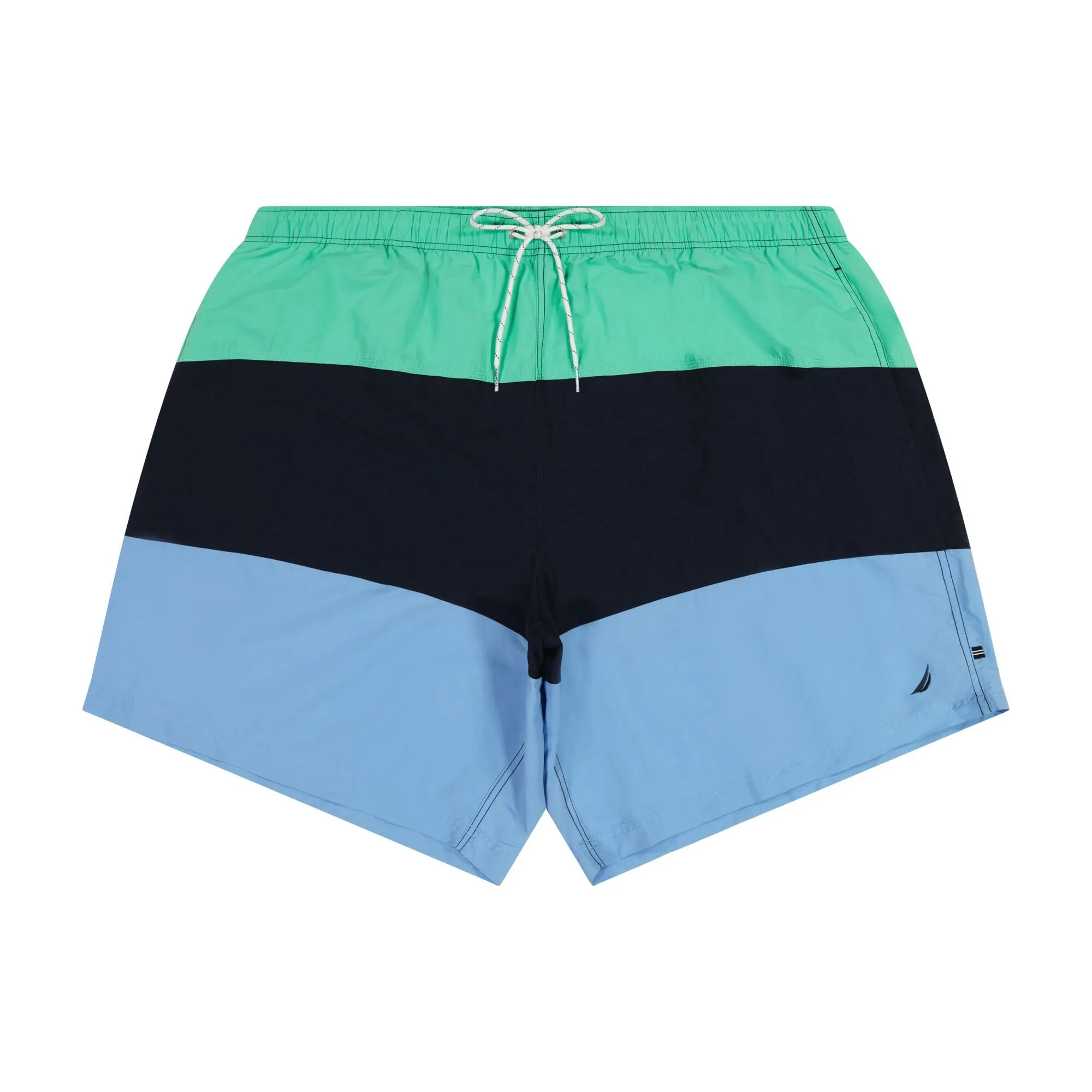 Nautica Mens Big & Tall Tri-Block Quick-Dry Swim