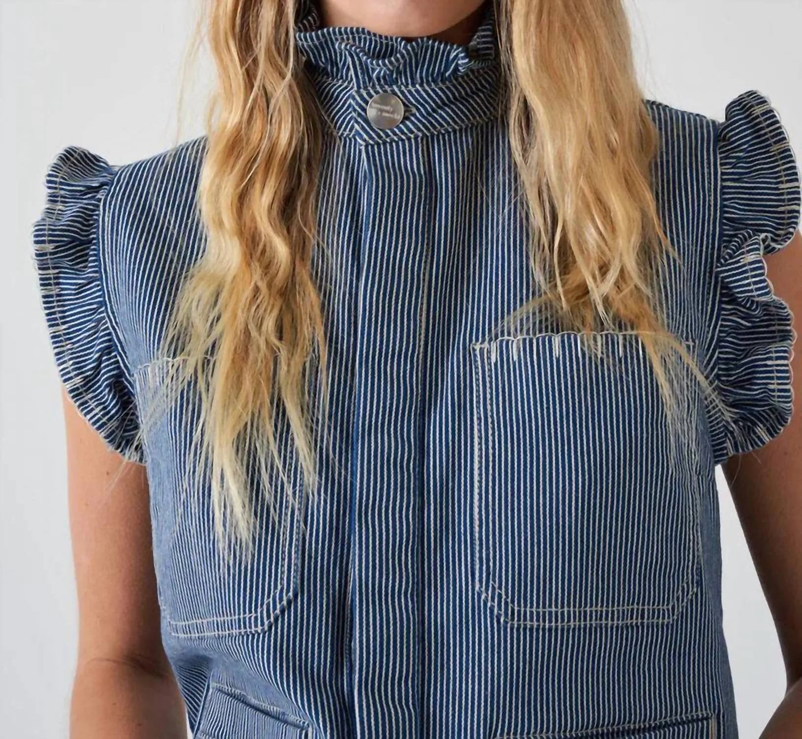 Pablo Vest In Striped