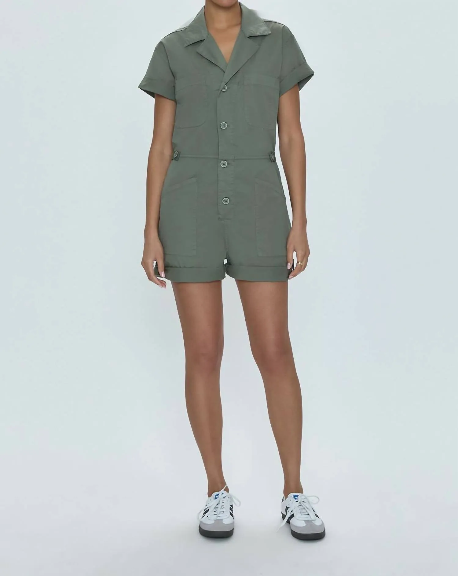 Parker Romper In Colonel
