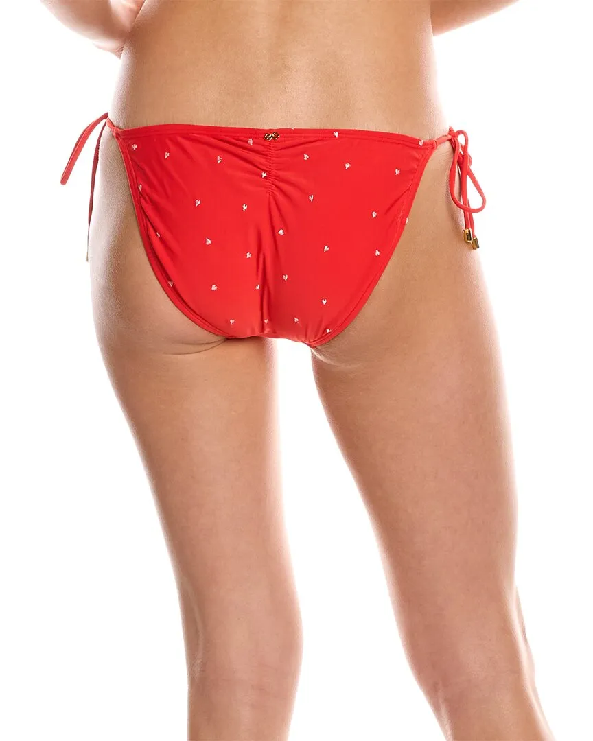 PQ Swim Embroidered Tie Full Bikini Bottom