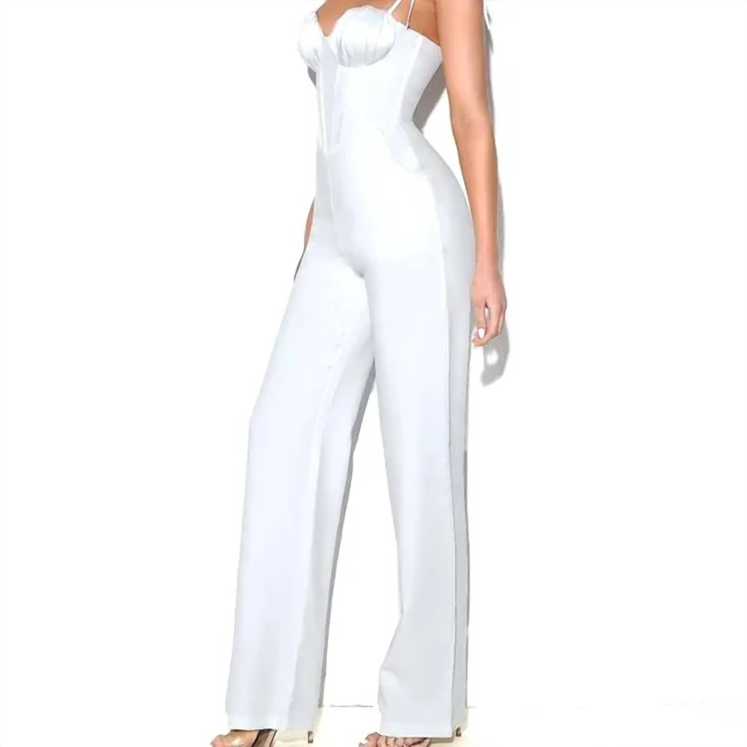 Sarina Jumpsuit In White