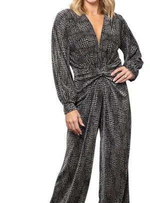 Snake Jumper In Black/silver