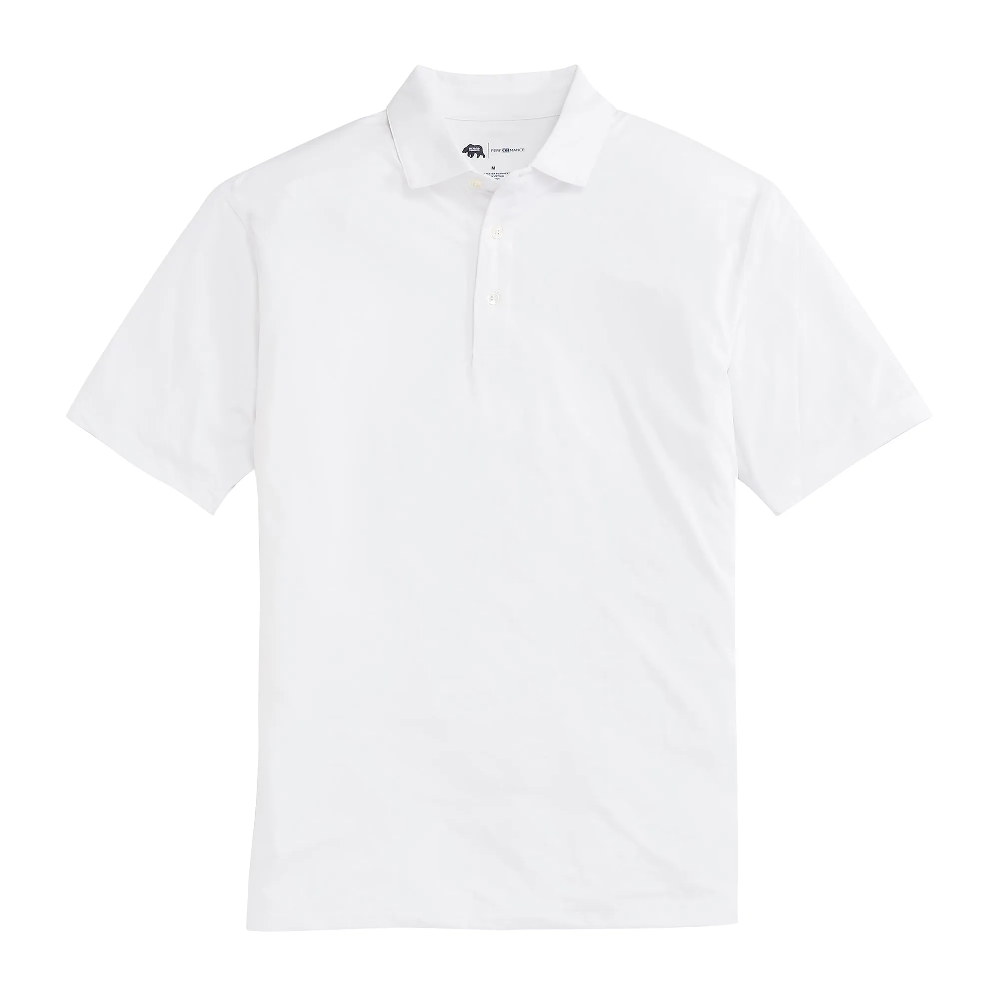 Solid Performance Polo - White