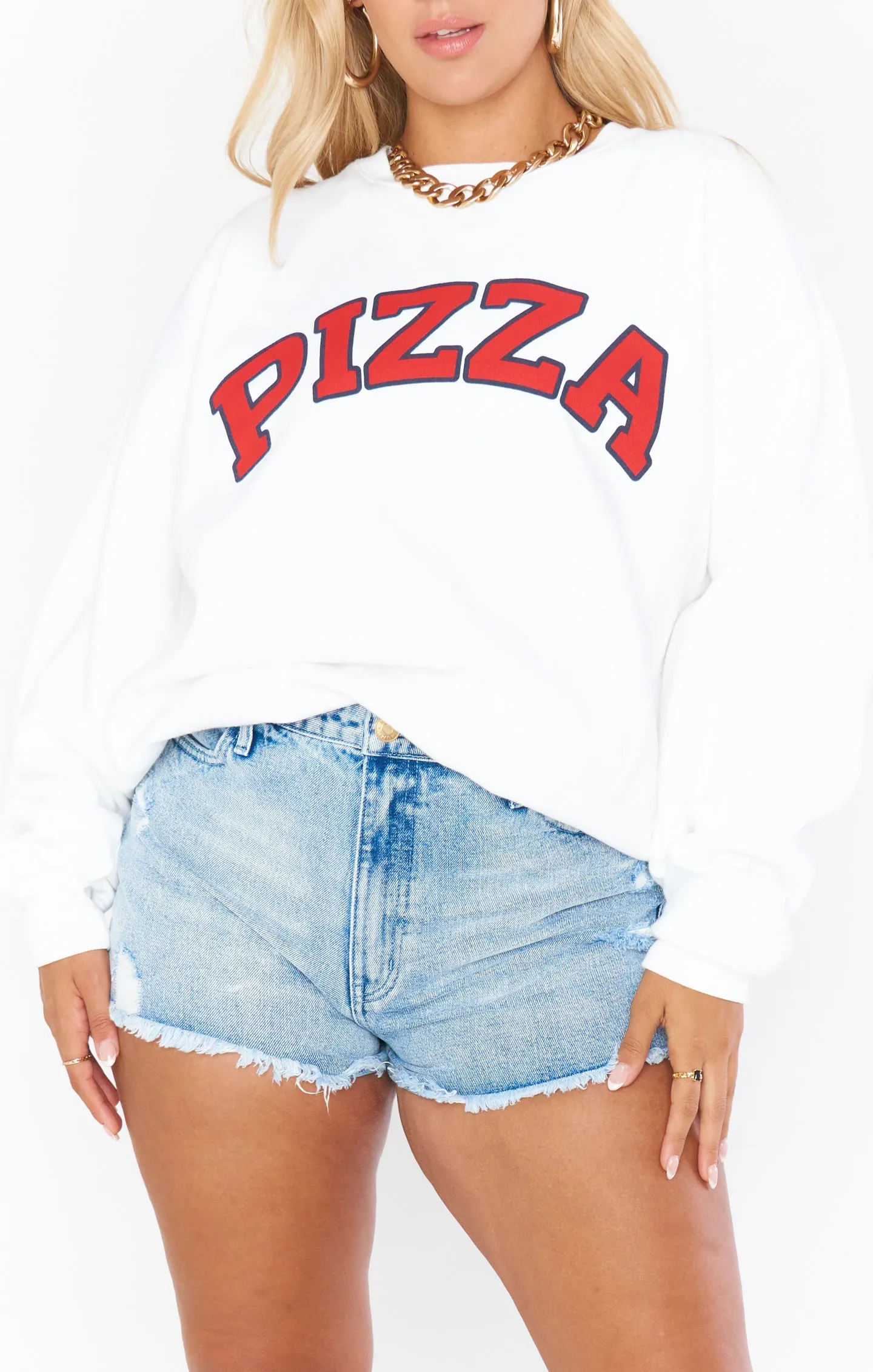 Stanley Sweatshirt ~ Pizza Graphic