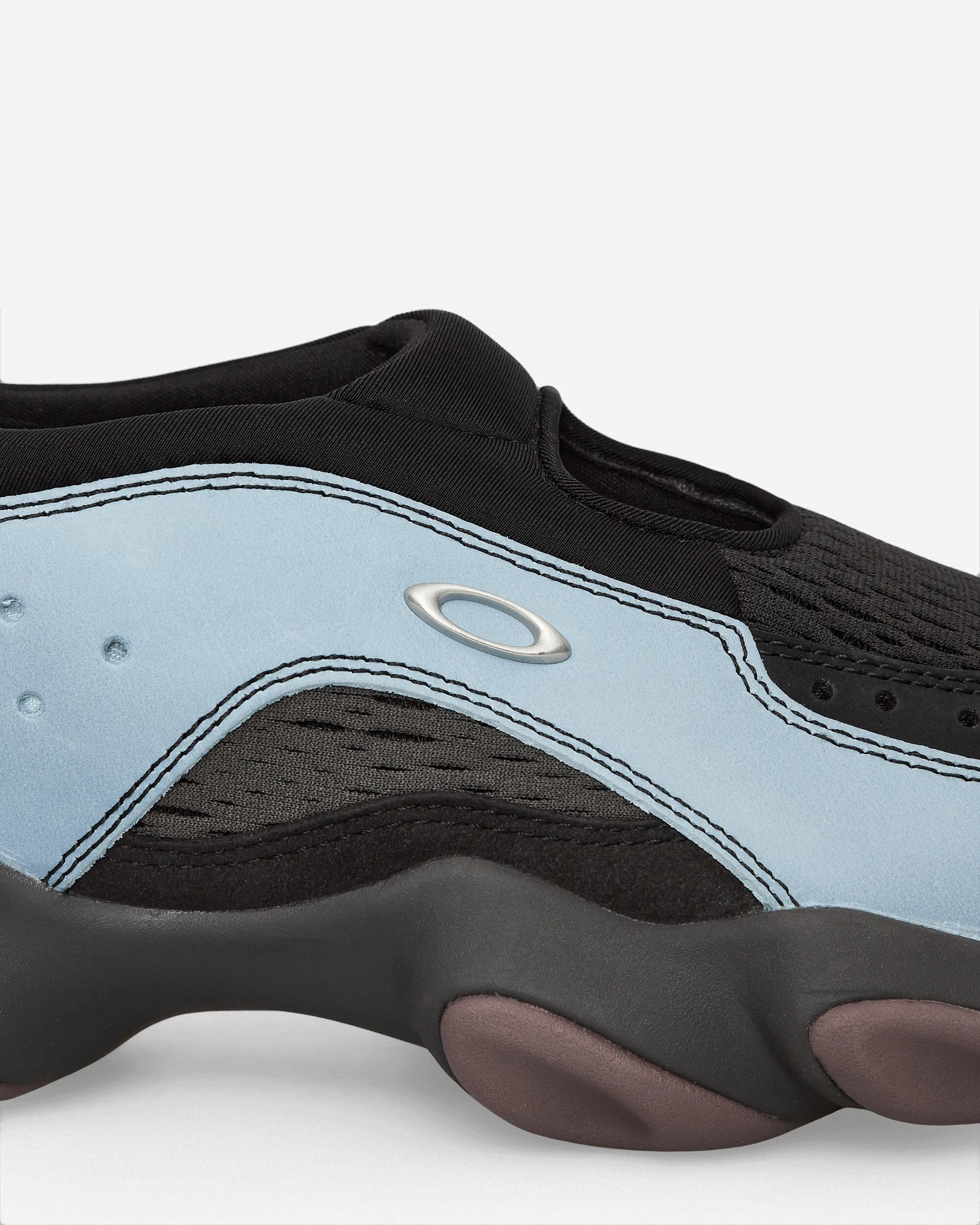 Suede Flesh Sandals Stone Blue
