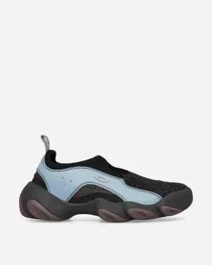 Suede Flesh Sandals Stone Blue