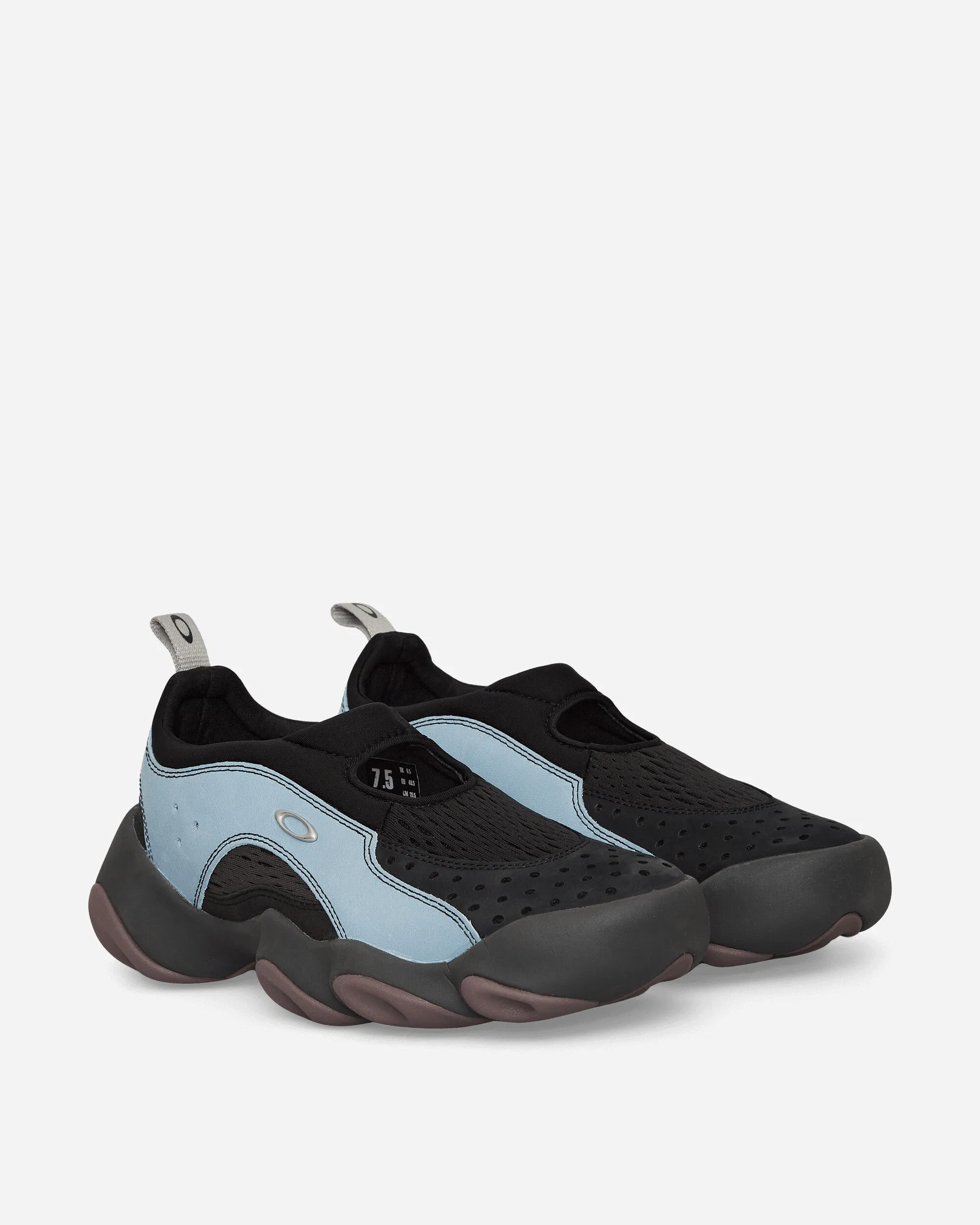 Suede Flesh Sandals Stone Blue