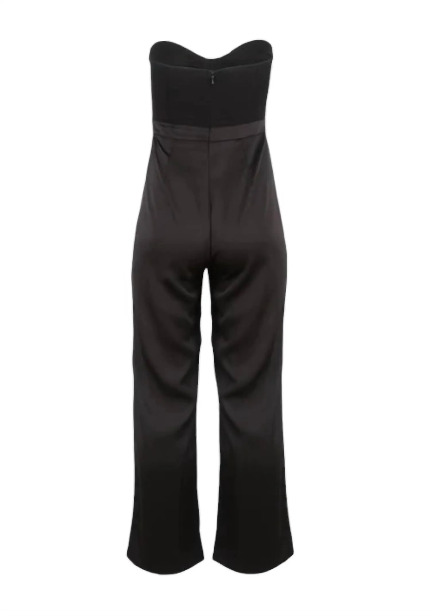 Sweetheart Neck Jumpsuit In Black
