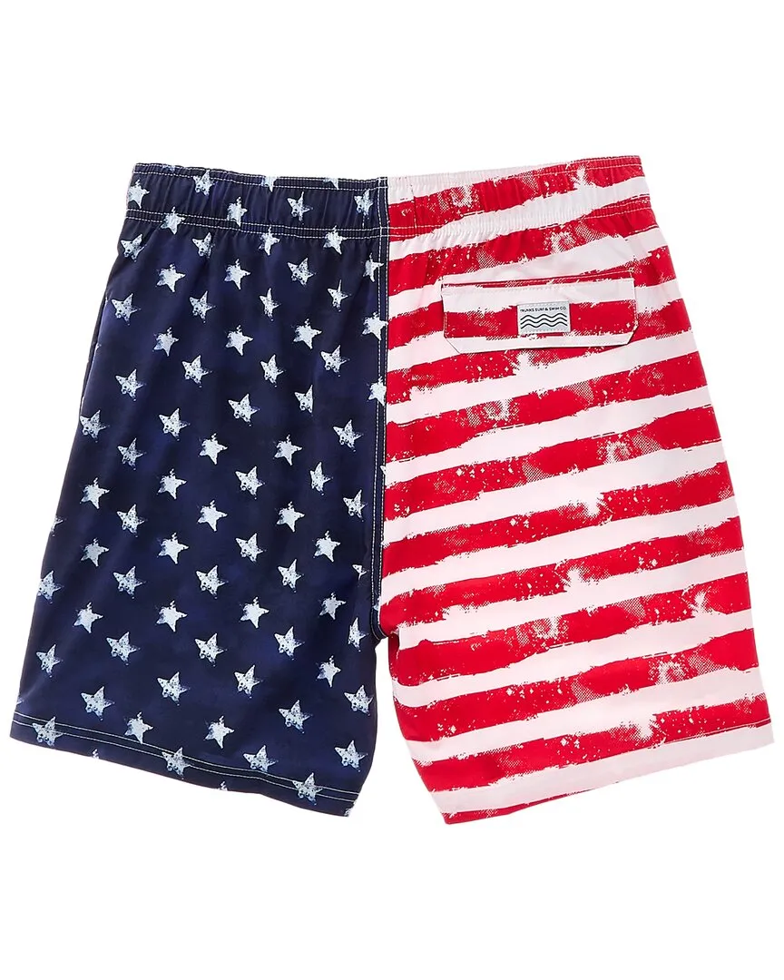 Trunks Surf & Swim Co. Vintage Flag Swim Trunk