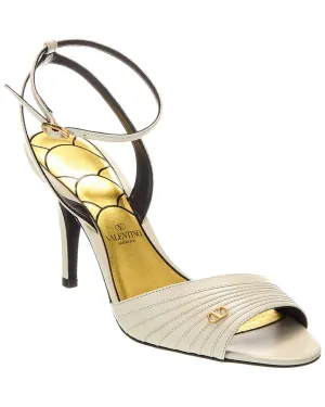Valentino Ladycrush 85 Leather Sandal