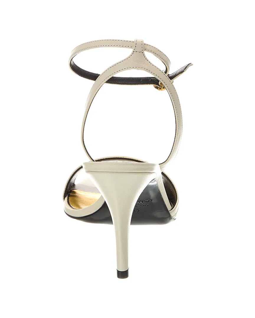 Valentino Ladycrush 85 Leather Sandal