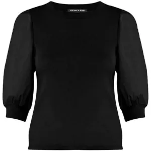 Veronica Beard Jean Women's Crew Neck Coralee Top, Black