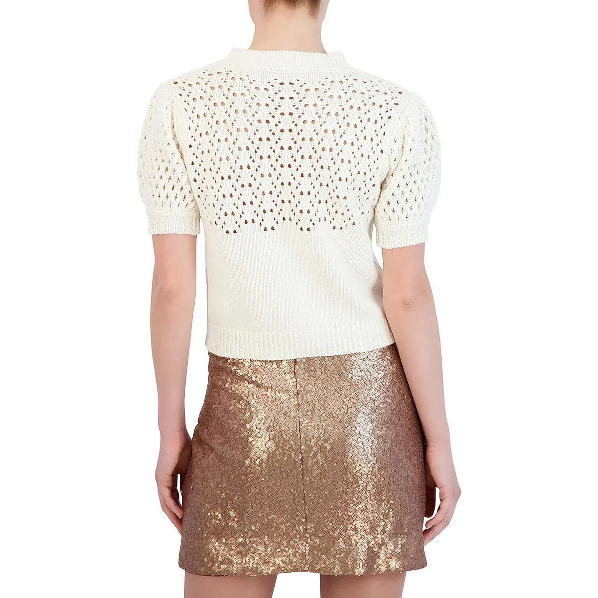 Womens Knit Dressy Pullover Top