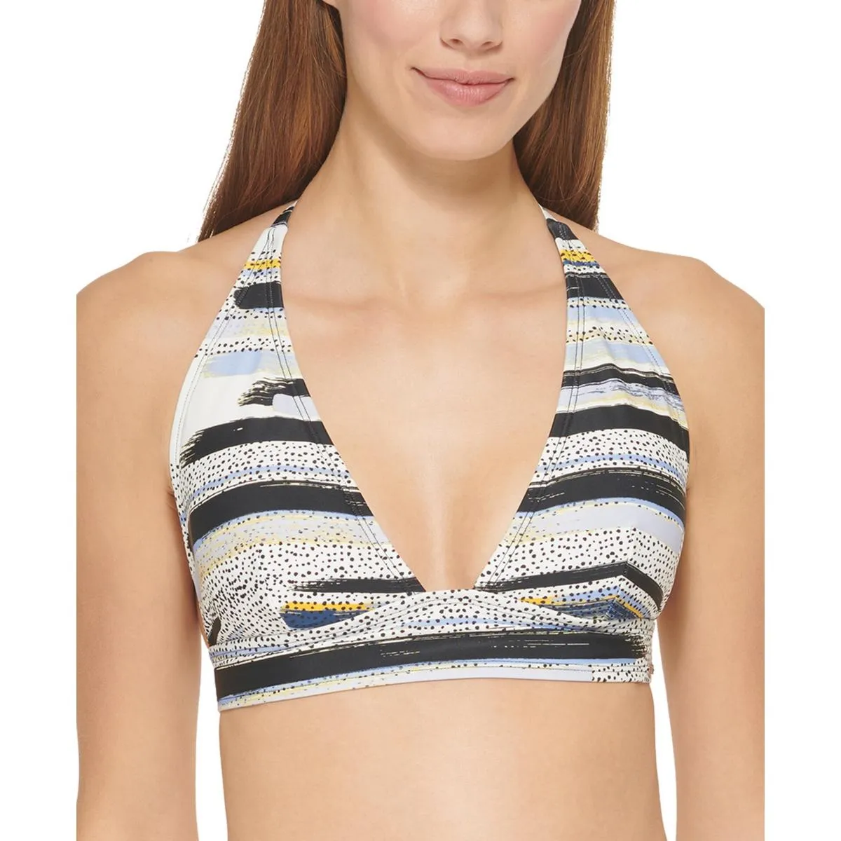Womens Printed Removable Padding Bikini Swim top