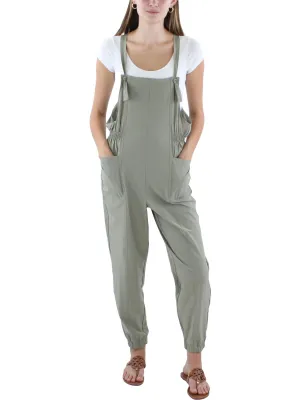 Womens Solid Polyester Jumpsuit